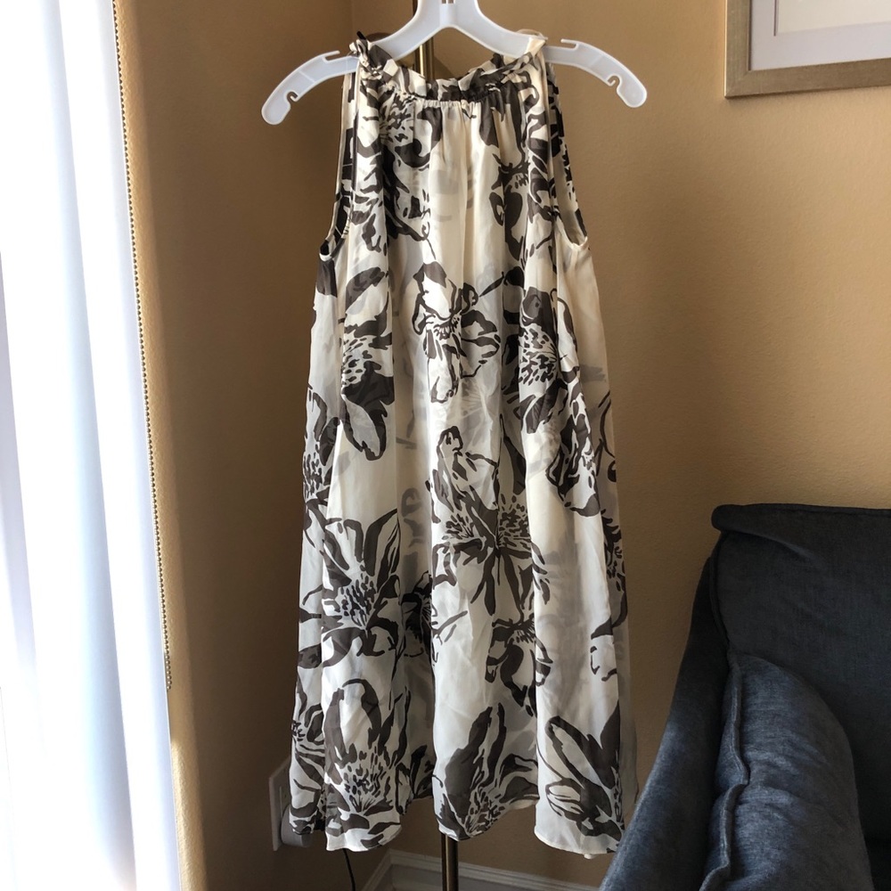 Silk Floral Dress